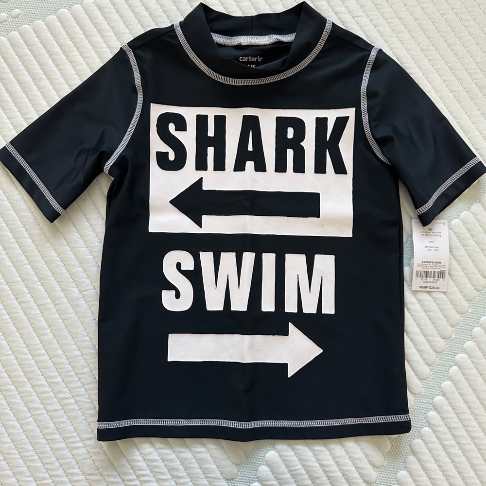 Carter’s Boy Rashguard 4/5 NWT